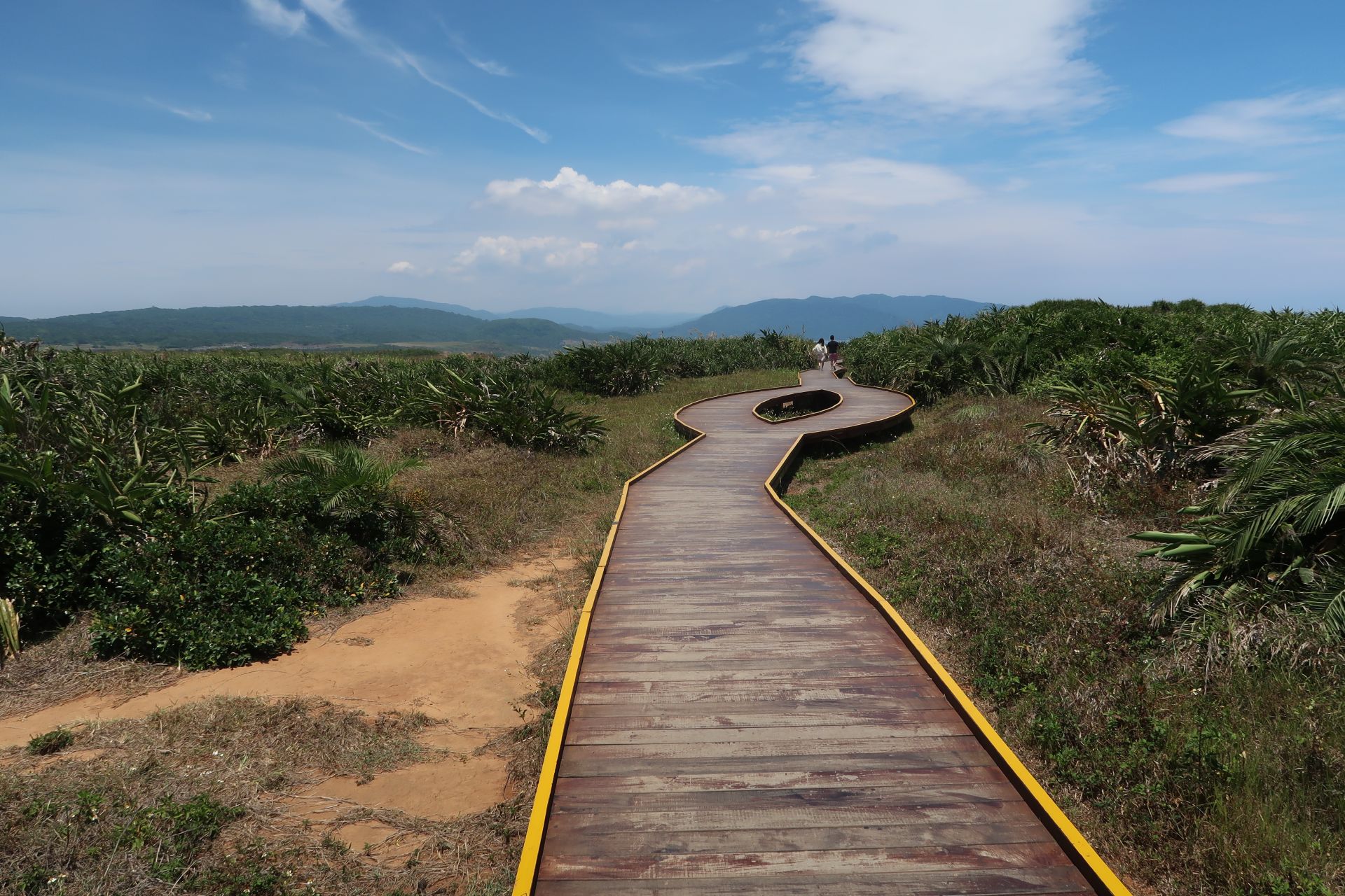 Schöner Weg zum Aussichtspunkt