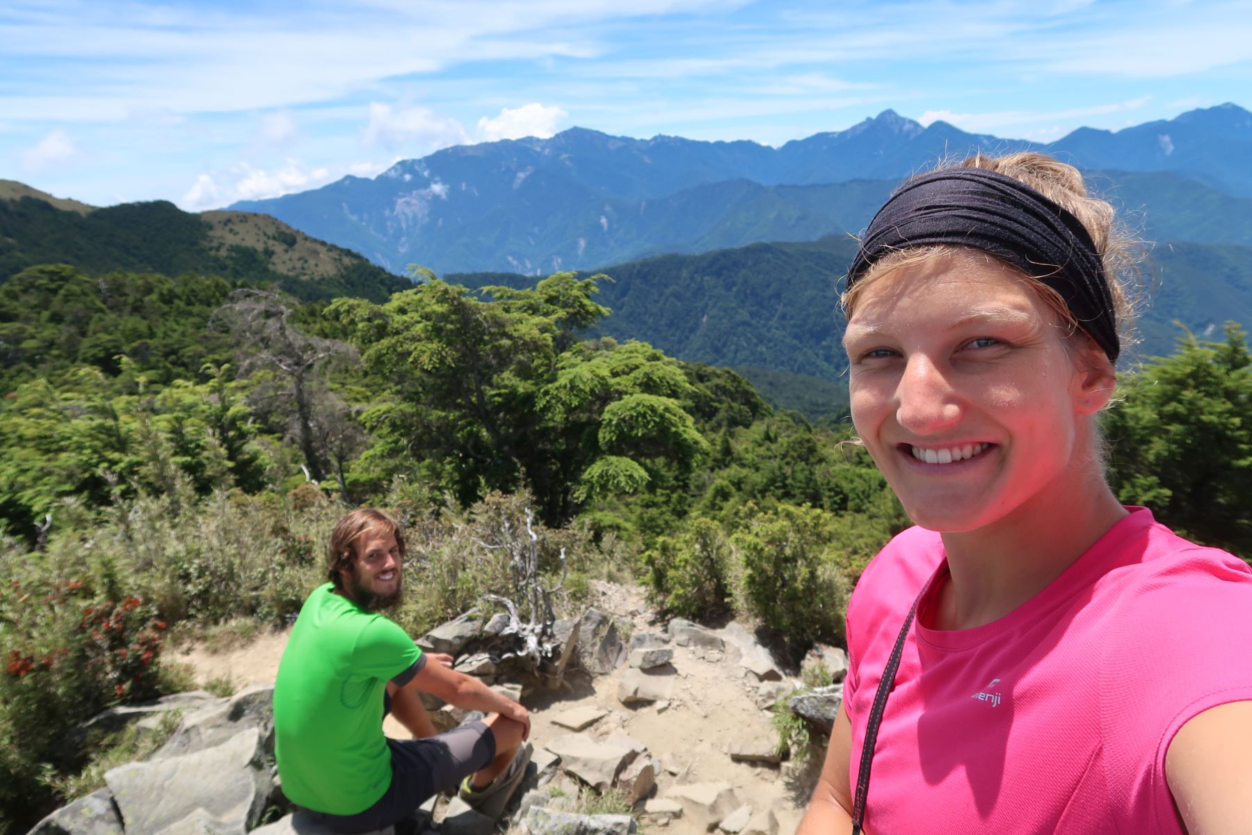 Selfie auf dem Mt. Chiyou