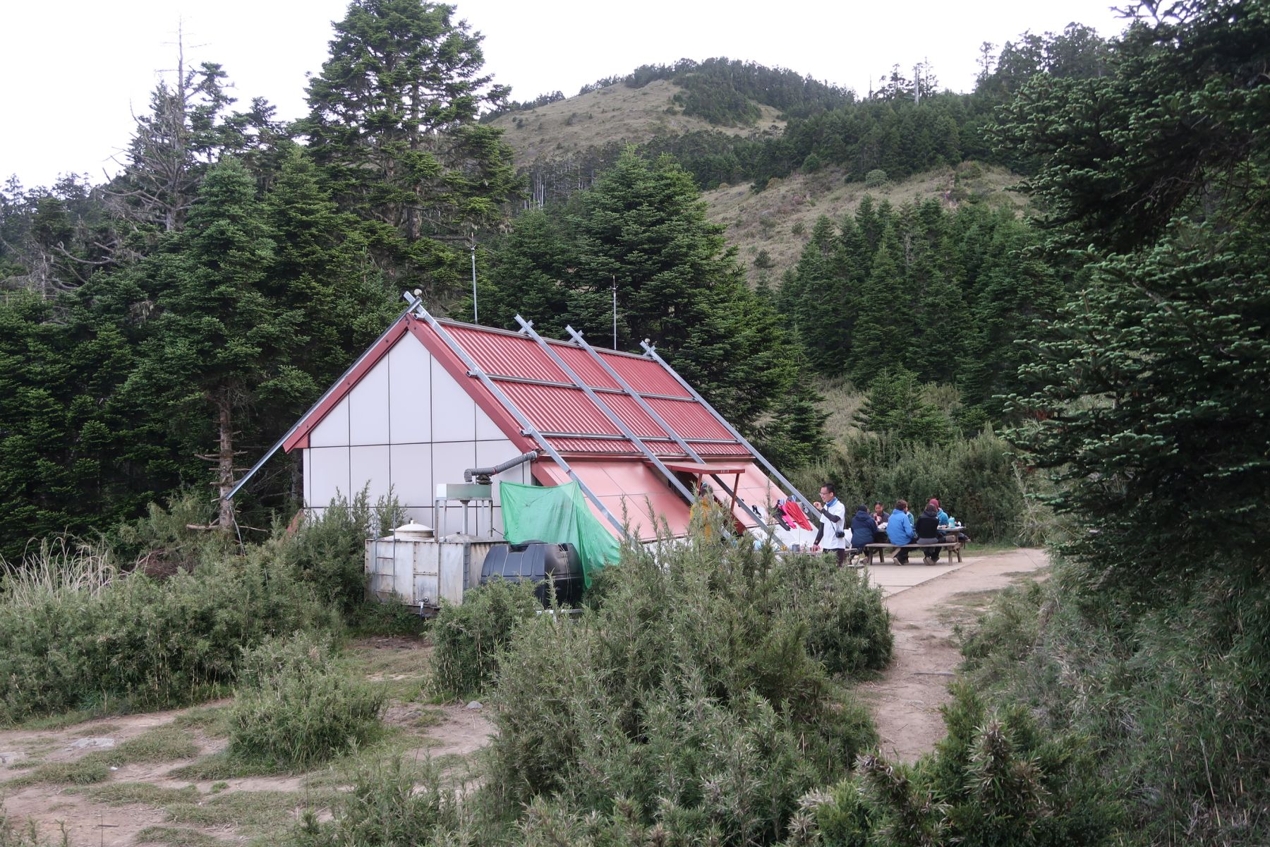 Die Xinda Hütte und ihre Gäste