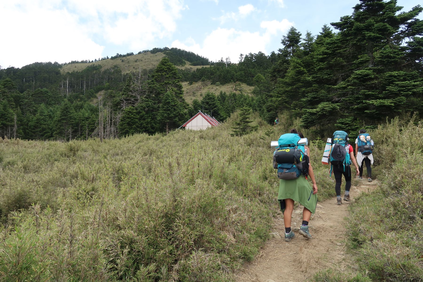 Die letzten Meter bevor wir die Hütte erreichten