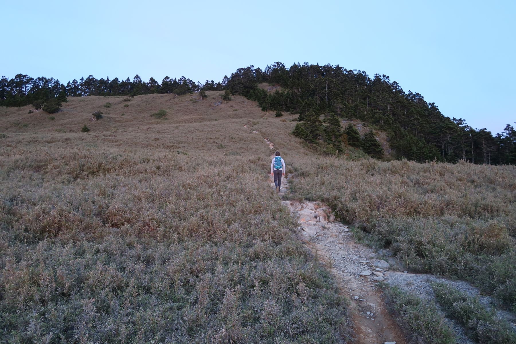 Wanderer in der Morgendämmerung