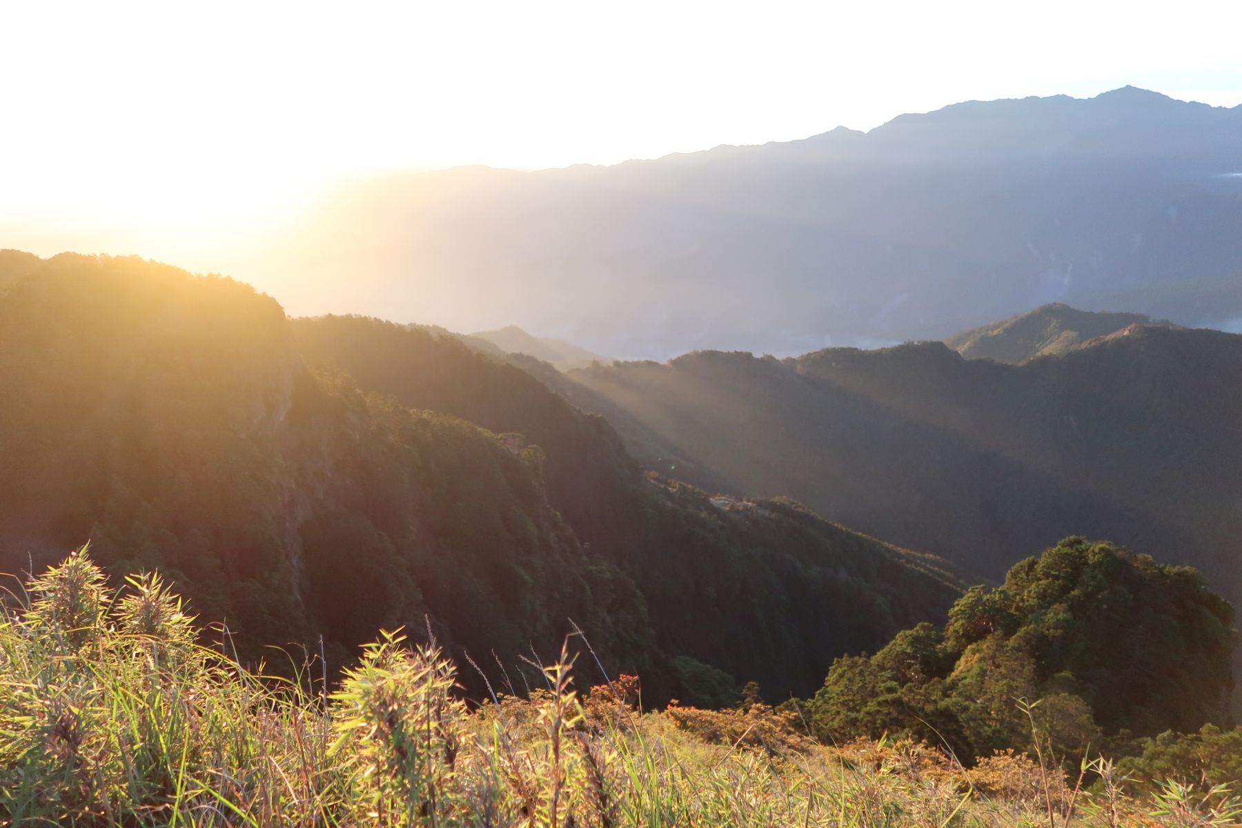 Sonnenaufgang auf Mt. Tao