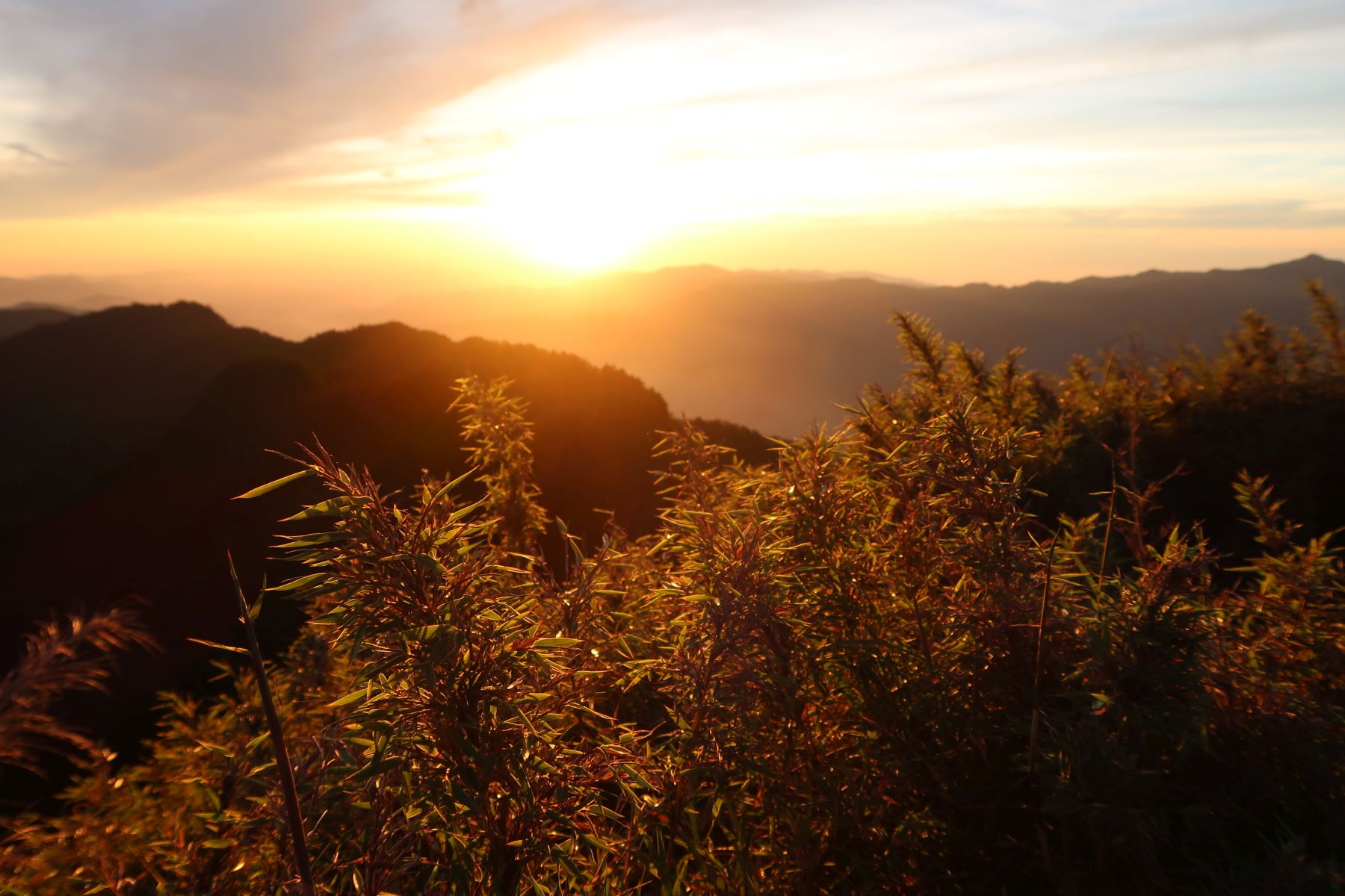 Sonnenaufgang auf Mt. Tao