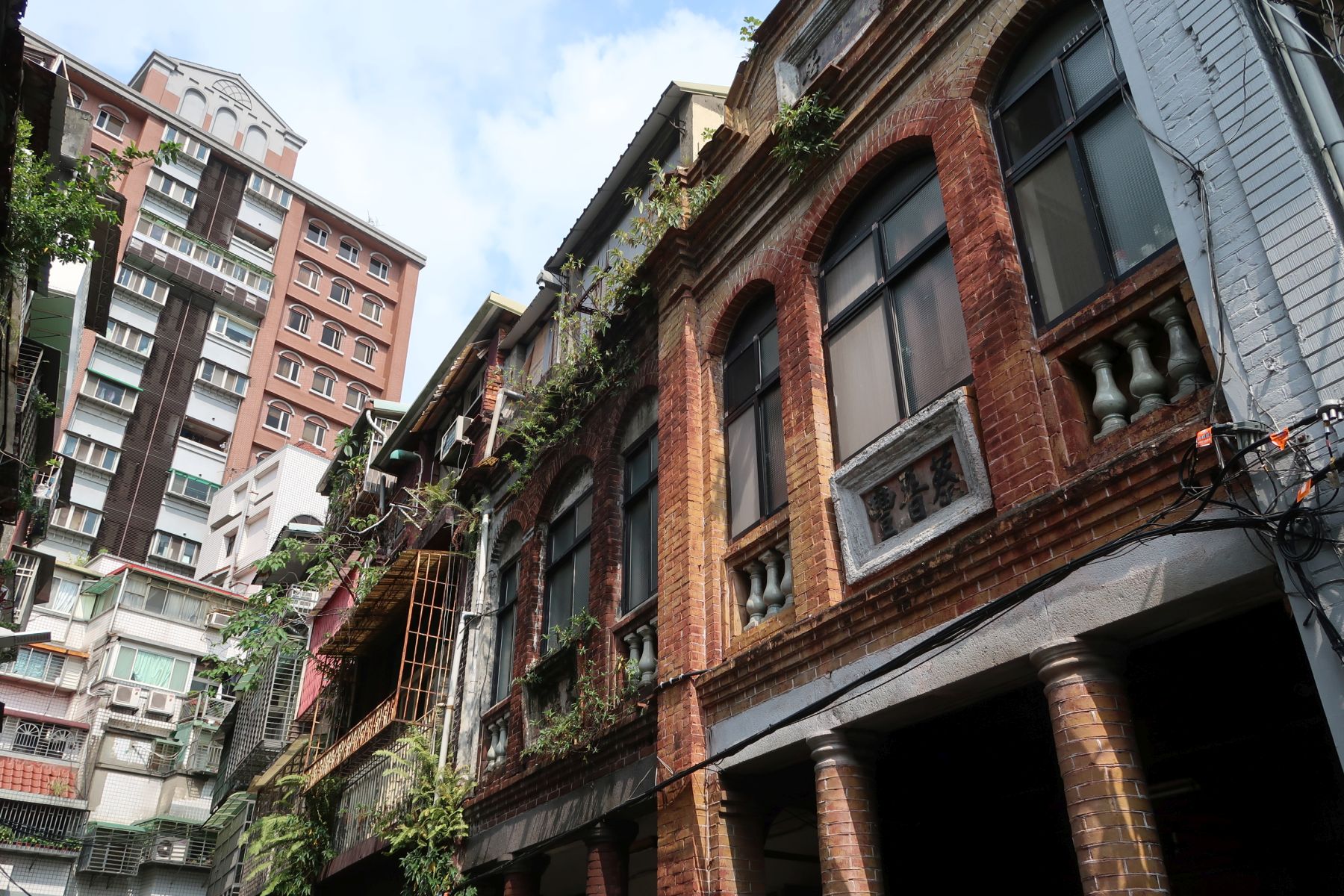 Altes Gebäude in der Altstadt von Taipeh